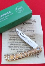 Hen & Rooster Knife Combs Customs Kid Themed My Valentine 2011 #4 of 30 Made NR