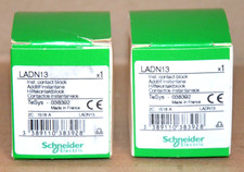 SCHNEIDER 2 St&uuml;ck Hilfskontaktblock LADN13 NEU OVP