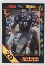 1991 Wild Card Draft 20 Stripe Kevin Donnalley #42 Rookie RC 0c6. rookie card picture