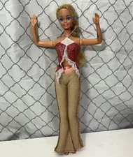 Vintage BARBIE Fashion Doll 1966 1976 Twist Turn Blonde Hair Blue Eyes Hippie