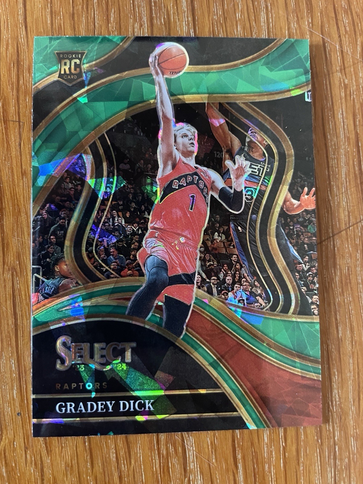 2023-24 Panini Select - Green Ice Courtside Gradey Dick #287 Green Prizm RC