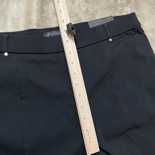 Napa Valley Pants Womens Size 14 Black Pull On Casual Comfort Waistband Slimming - Bild 3 von 12