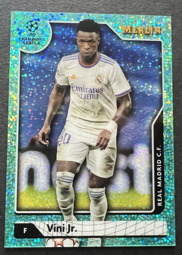 Vini Jr Vinicius 2021-22 Topps Merlin UEFA Club Competitions Aqua #125 #88/199