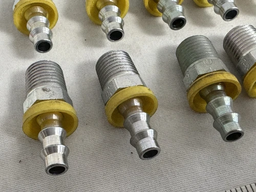 (26) PARKER 30182-4-6B HYDRAULIC HOSE FITTING 1/4"-18 NPTF STEEL