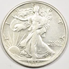 1917 WALKING LIBERTY HALF DOLLAR ~ BRIGHT AU/BU ABOUT UNCIRCULATED SLIDER UNC!