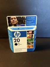HP 20 Black Ink Cartridge Genuine, Expired 7/2010