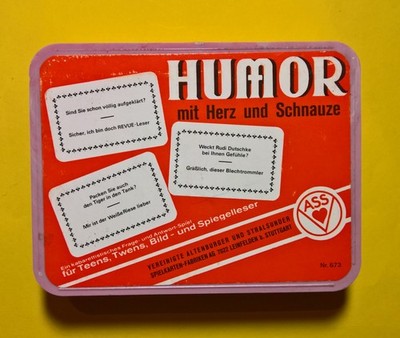 ASS HUMOR mit Herz und Schnauze ( Vollständig ) KARTENSPIEL  [Nr. 673]