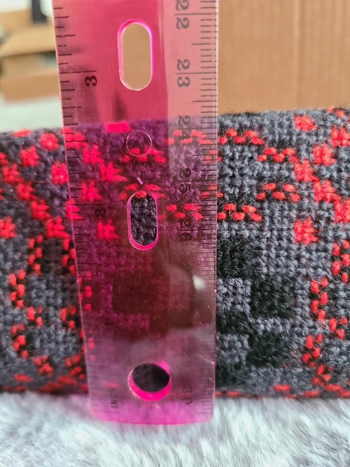 Bolso sin asas recortado tapiz de lana galés años 60 hecho en Gales vintage años 60 Foto 4 de 4