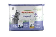 Almo Nature Adult Cat Food - Intestinal Help, Fish & Poultry, 70g x 6 Pouches