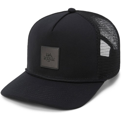 Dakine Coastline Trucker Cap Snapback Mid Crown Curved Brim Hat Black New