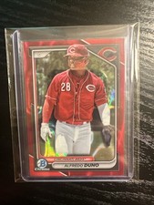 2024 Bowman Chrome Prospect Alfredo Duno Red Lava Refractor 1/5