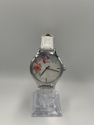 Timex Quartz White Dial Ladies Crystal Bloom Watch TW2R66800