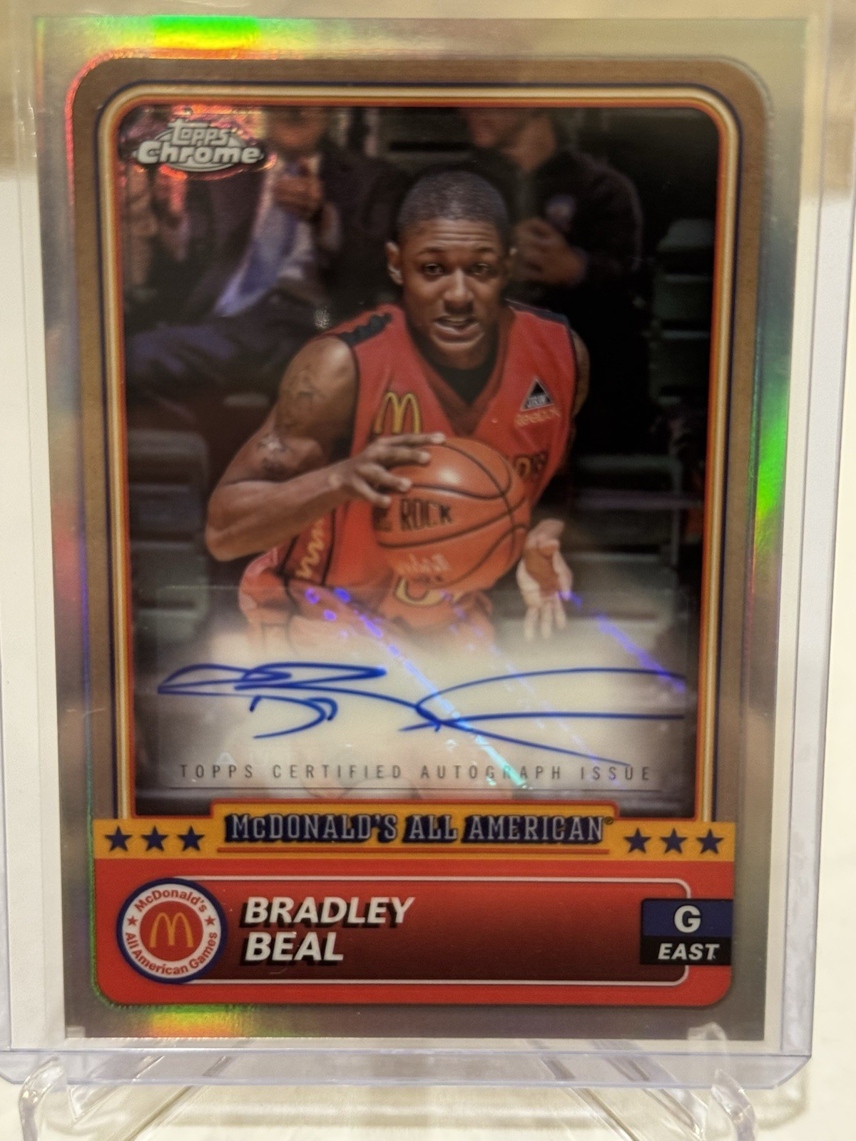 2024 Topps Chrome Mcdonald All American - Bradley Beal #97 Refractor Autographs