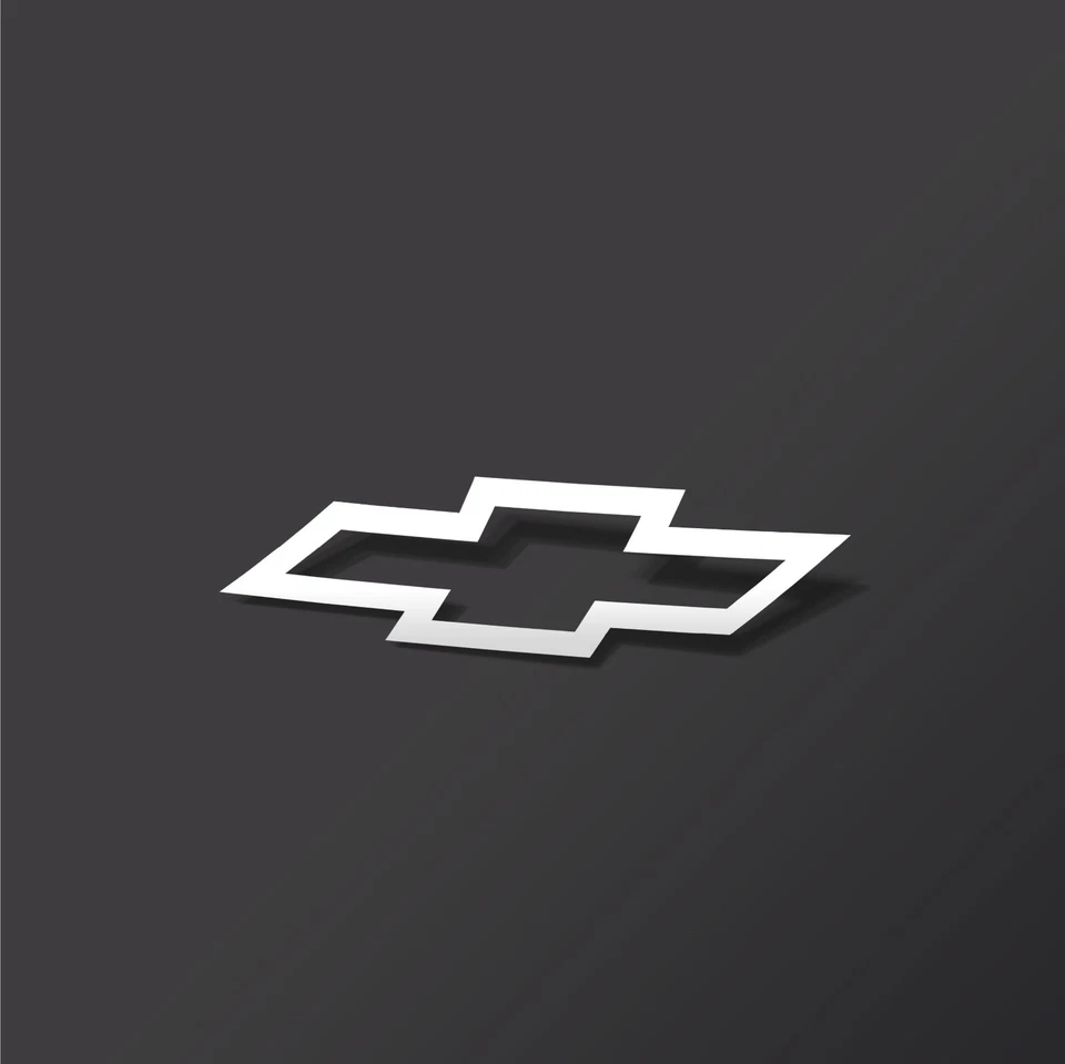 Calcomanía adhesiva de vinilo con logotipo de pajarita Chevy | Gráfico de ventana de auto camioneta Chevrolet Foto 2 de 4