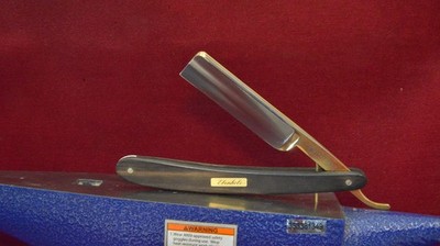Dovo Solingen Straight Razor #25 with wood handle ''Ebenholz''.