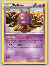 2013 POKEMON PLASMA BLAST DRIFBLIM 35/101 R NM A106220 FREE S&H