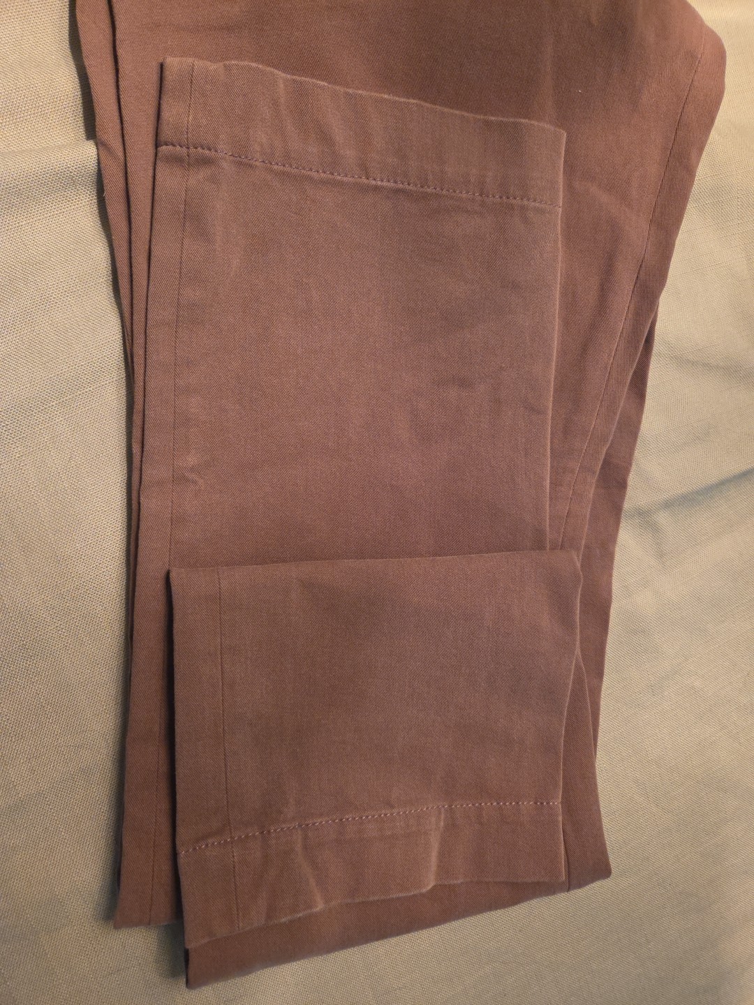 Brunello Cucinelli Solid Brown Stretch Pants Wome… - image 23