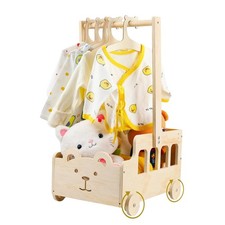 Wooden Baby Shower Crate Closet with Wheels  Handle, Personalized Gifts/Welc...
