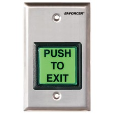 Seco-Larm Enforcer Push-to-Exit Plate, Illuminated SD-7202GC-PEQ 