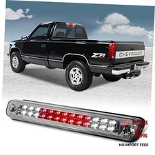 3rd Third Tail Rear Brake Light Fit 1988-1999 Chevy Chrome Housing Clear Lens