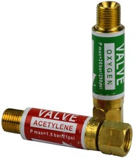 Hot Max 24011 Flashback Arrestor Set, Torch End 0.25 Inch, Brass