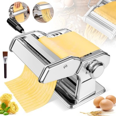 Nudelmaschine aus Edelstahl Pastamaker Pastamaschine Nudel Teig Pasta Retoo DHL