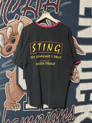 Sting Ten Summoners Tales Vintage Tour Shirt Size XL 90s Single Stitched