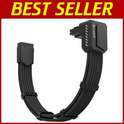 90° 12V-2x6 Angle Adapter PCIe 5.1 Extension//