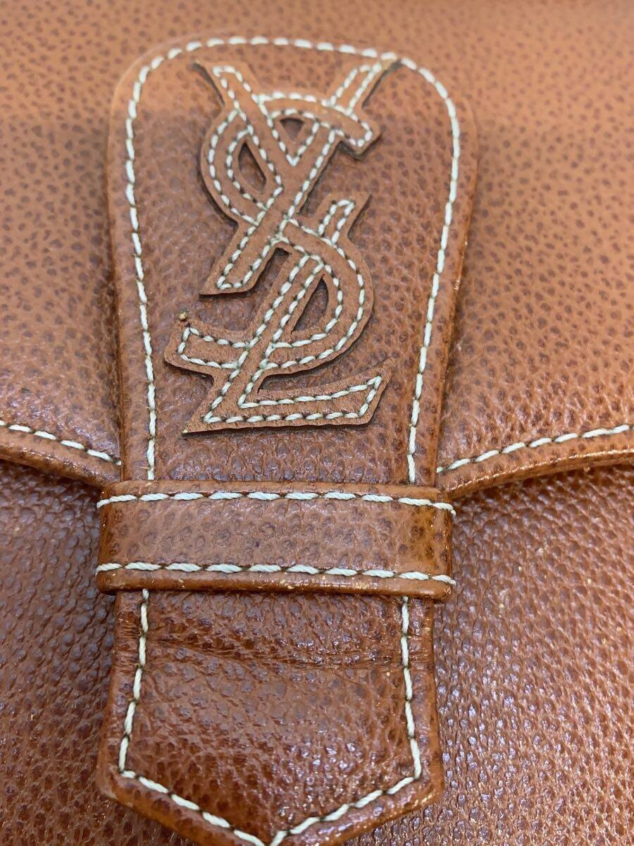 Borsa a tracolla Yves Saint Laurent YSL in pelle di cammello MagButton usata