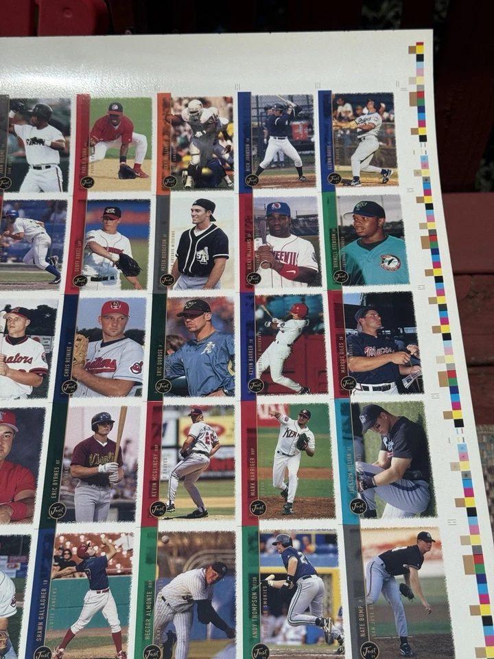 RARO! Hoja Just Memorabilia 1999 sin cortar 28x40 Berkman Kepler Werth LTD/50 Foto 4 de 4