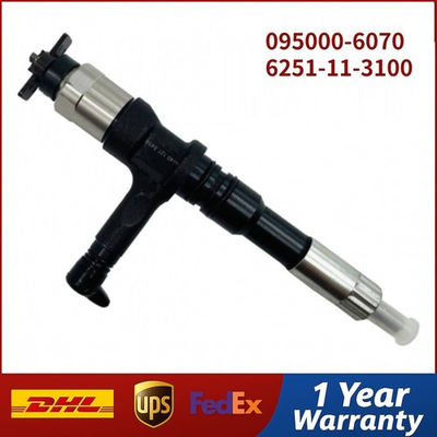 #ad 095000 6070 0950006070 6251 11 3100 Fuel Injector for KOMATSU PC350 7 PC400 7 $119.59