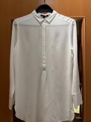 Comma , mod. Chiffonbluse, weiß,, Gr 38 - TOP -