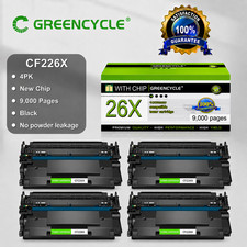4x Black CF226X 26X High Yield Toner Cartridge for HP LaserJet Pro M402 MFP M426