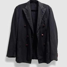 Rare Boglioli K Jacket Navy Double Breasted Coat IT50 / 40R US Wool Italy