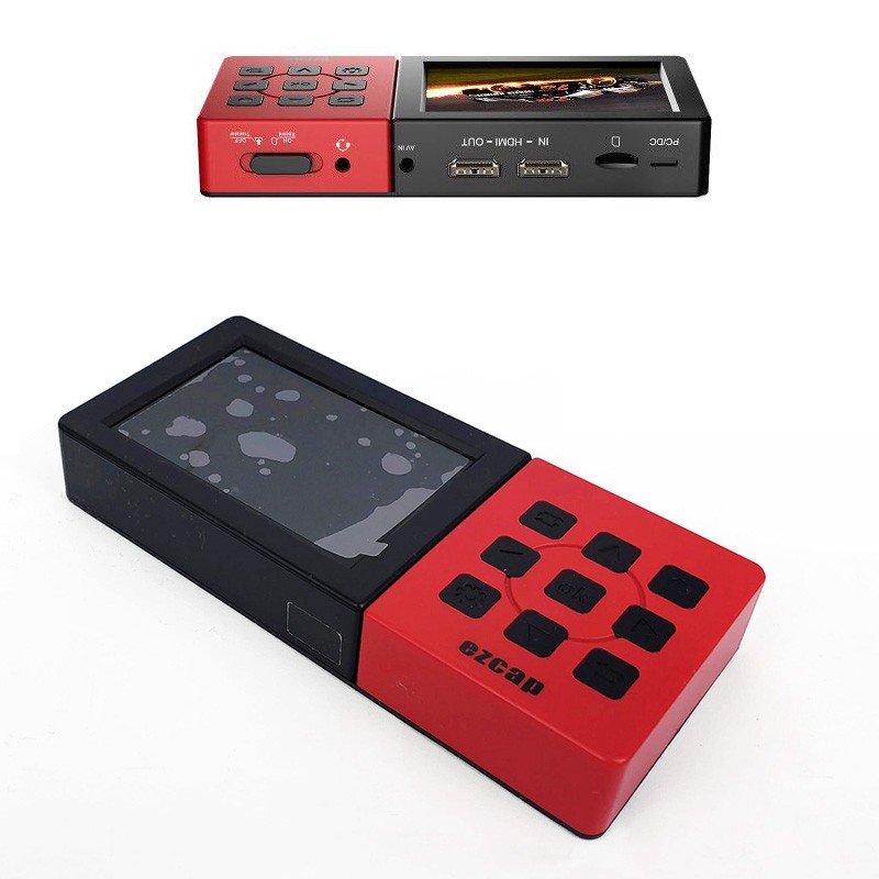 Ezcap273A 1080P60 HDMI AV Video Capture Card with Screen Mic Record To TF Card