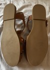 New Ladies Report Brand Brown / Tan Sandals With Gold Studs Size 7.5 ￼ — photo 7