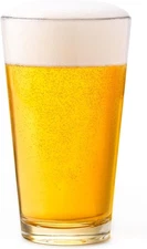 Libbey 1639HT Restaurant Basics DuraTuff 16 oz Pint Glasses Set of 12, Clear 