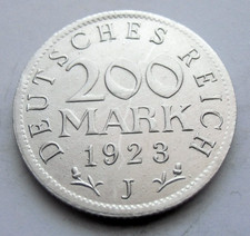 (737) WEIMAR REPUBLIC  -  200 MARK  -  1923 J