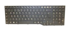 Fujitsu FUJ:CP672257-XX-RFB Keyboard 10Key Black W/ Ts Spain E 