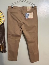 Weatherproof Beige Everyday Chino Pants Cotton Men's Pants 36/30 NWT
