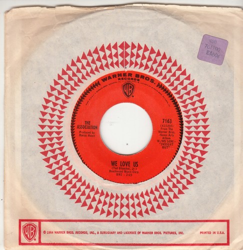 THE ASSOCIATION - EVERYTHING THAT TOUCHES YOU - ORIGINAL 45 - GREAT SHAPE - 1968 - Picture 2 of 2