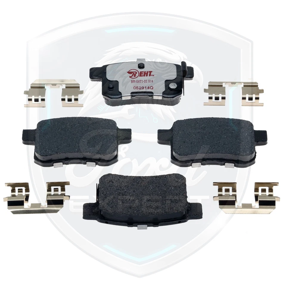 Kit de pastillas de freno delanteras y traseras premium OE para Honda Accord 2010-2012 Foto 3 de 4