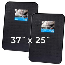 37" L x 25" W Heavy Duty Utility Drip Tray, Extra Large Automotive Garage Mat...