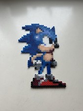 Sonic The Hedgehog 2 Perler Bead Retro Sprite Pixel Art