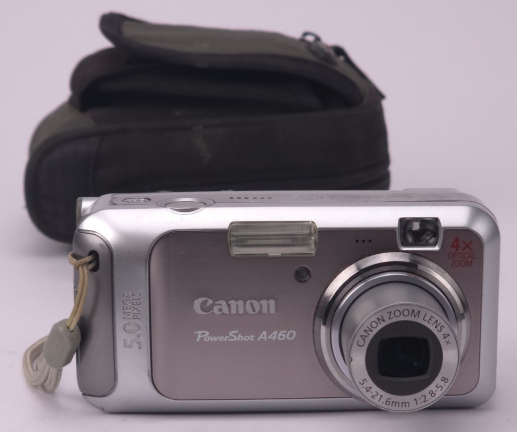 【動作確認済み】CANON PowerShot A460 PC1226 単三電池 Canon PowerShot A460 5MP Digital Camera PC1226 + Soft Case & 4 GB
