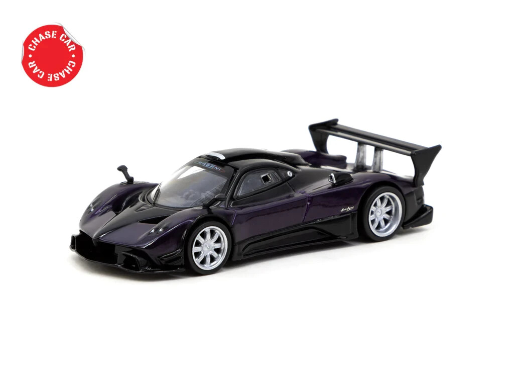 Tarmac Works 1/64 Pagani Zonda R Viola PSO - GLOBAL64 CHASE