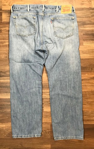 Men's Levi's 505 Regular fit Blue Jeans pants 40 x 30 pants orange tab Straignt - Picture 2 of 11