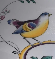 VTG Spode Queen’s Bird Fire Stone Rectangle Serving Bowl 7.25”W 9.75”L 2”T Eng