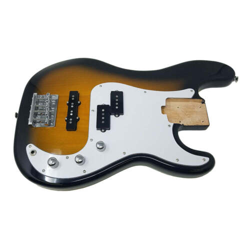 Allen Eden Guitars Electric Bass Loaded Body Tobacco Burst - Picture 3 of 3