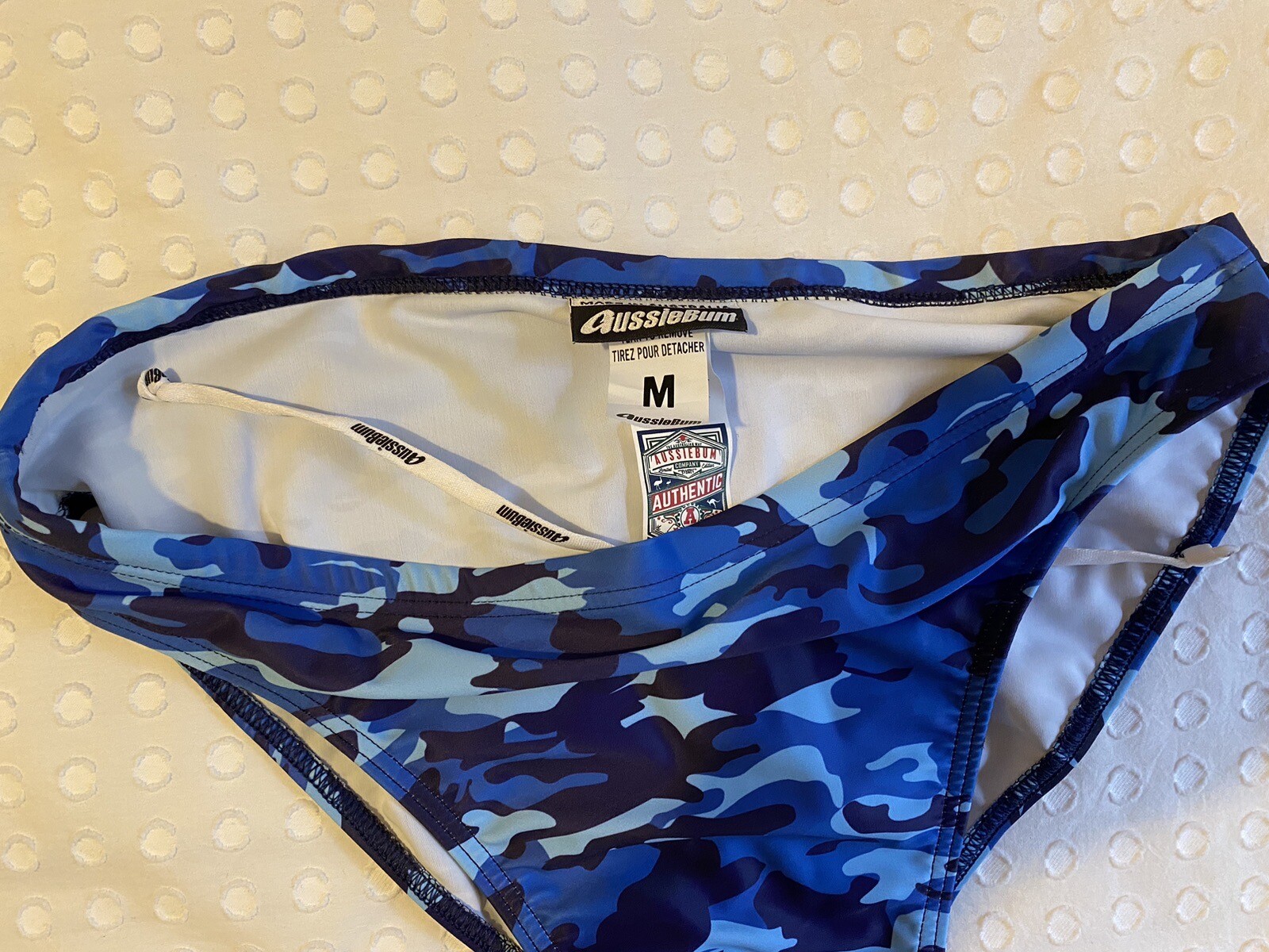 Men’s Aussiebum Blue Camo Swimwear Swimming Gym Pool Size Medium eBay